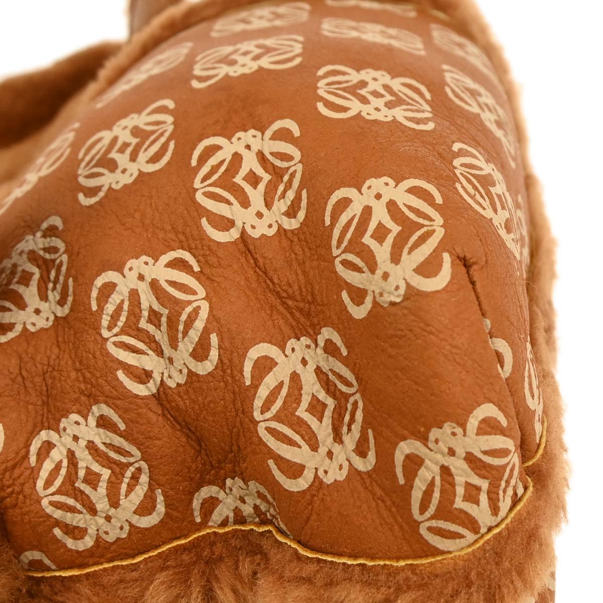 Loewe * Brown Mouton Fur Handbag