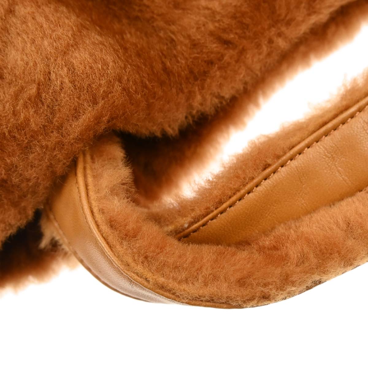 Loewe * Brown Mouton Fur Handbag
