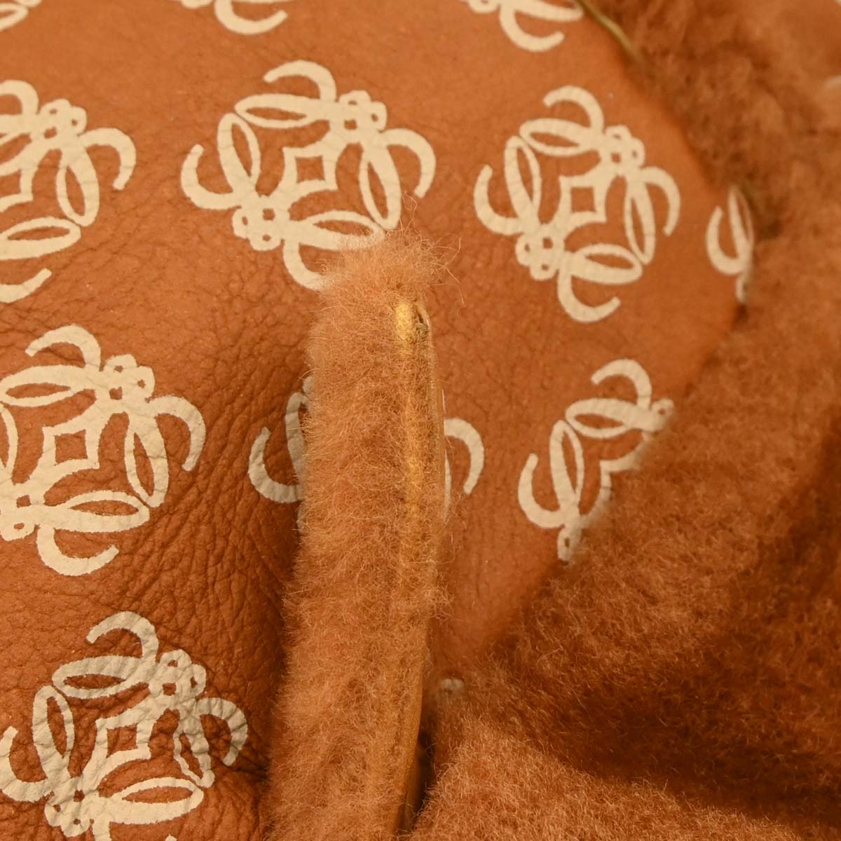 Loewe * Brown Mouton Fur Handbag