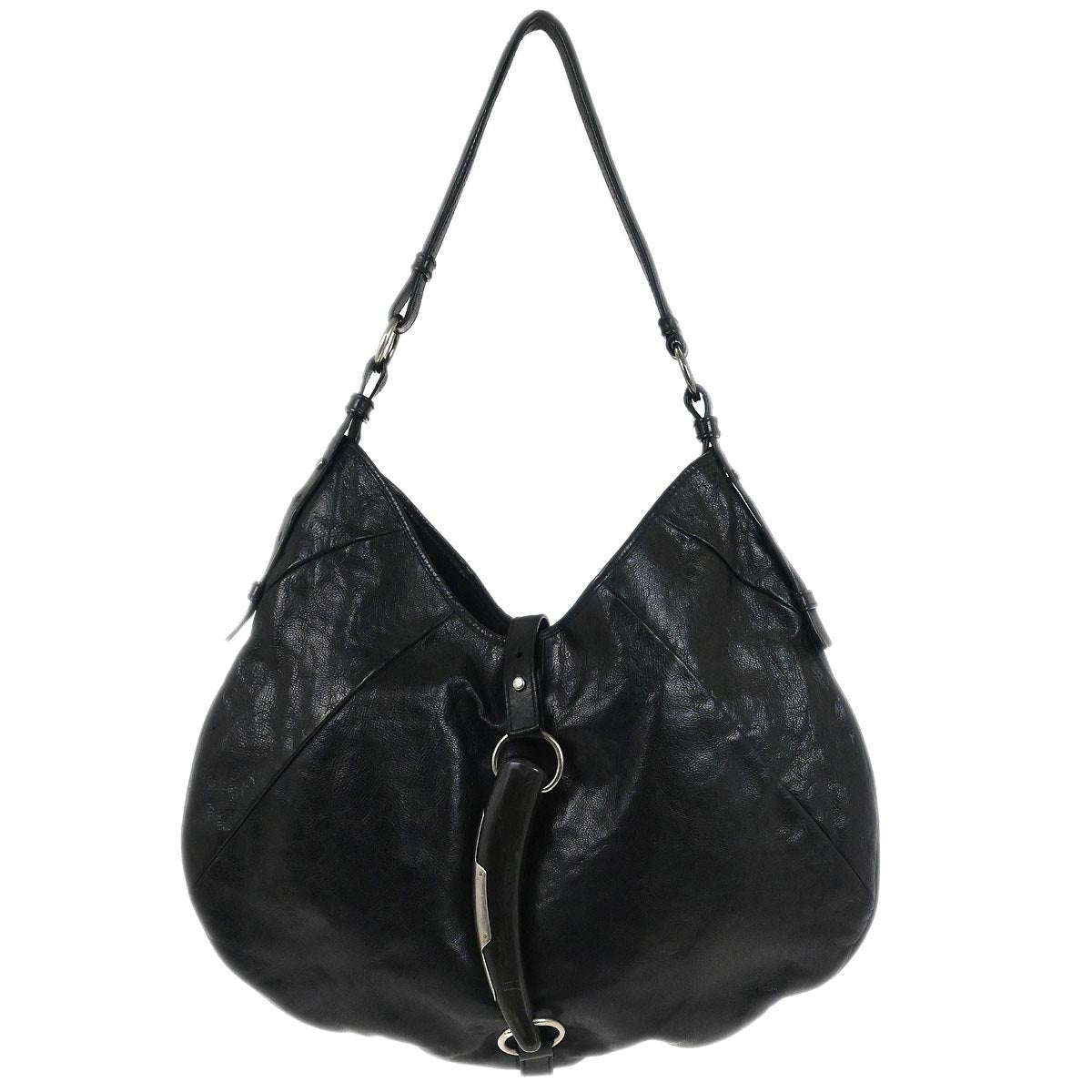 Yves Saint Laurent Black Mombasa Shoulder Bag