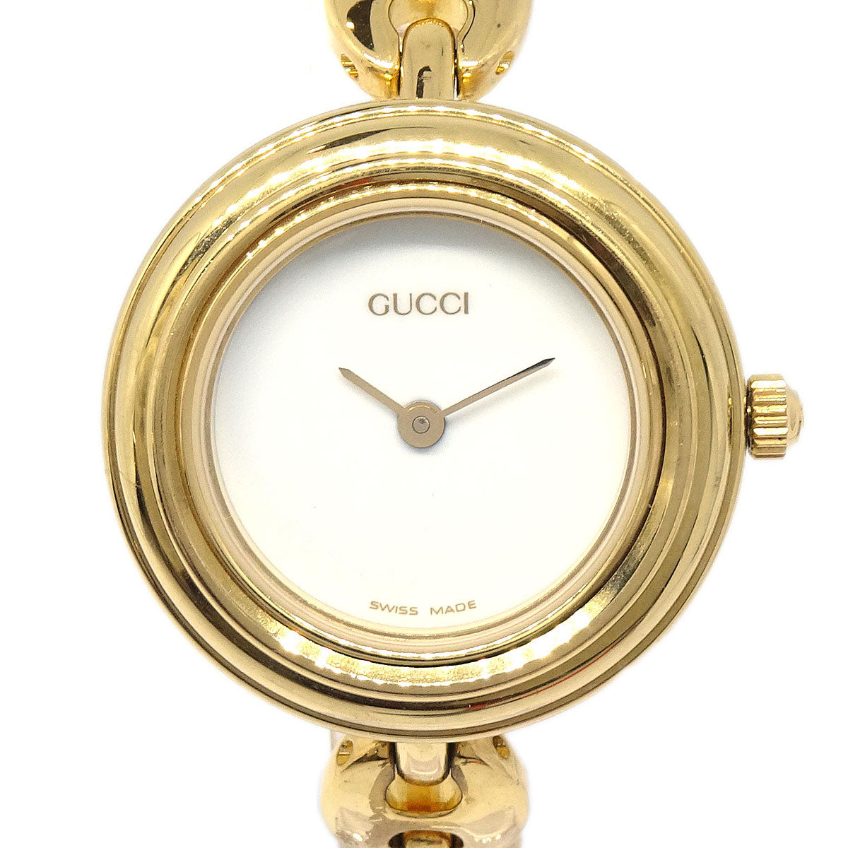 Gucci 11/12.2 Change Bezel Chameleon Quartz Watch SS