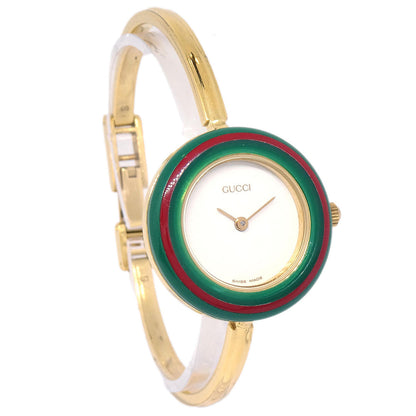 Gucci 11/12.2 Change Bezel Chameleon Quartz Watch SS