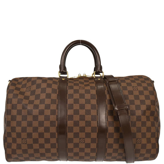 Louis Vuitton Damier Keepall Bandouliere 45 2way Shoulder Duffle Bag N41428