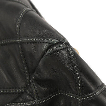 Chanel Black Lambskin Bicolore Tote Handbag