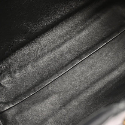 Chanel Black Lambskin Bicolore Tote Handbag