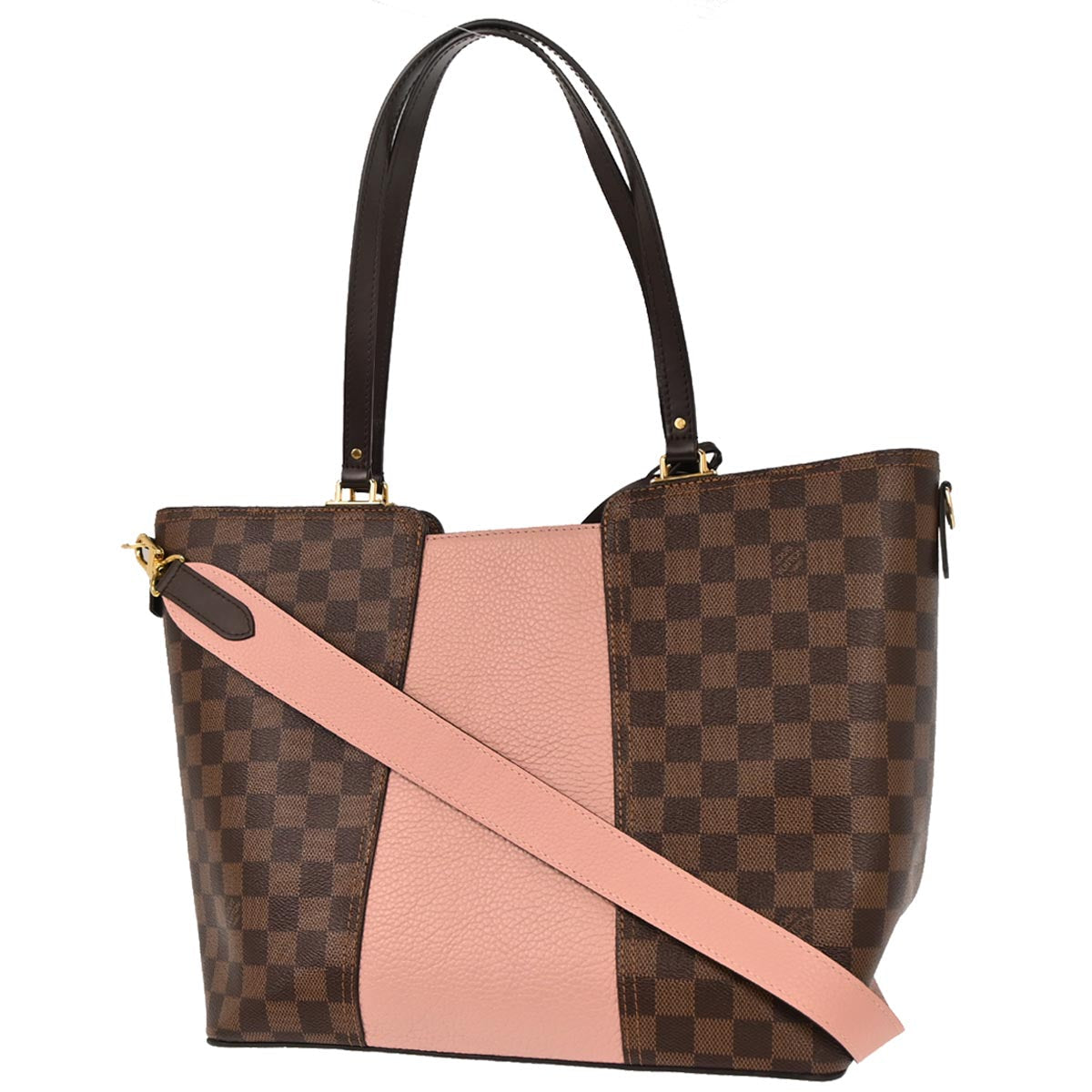 Louis Vuitton 2018 Pink Damier Jersey 2way Tote Bag N44041