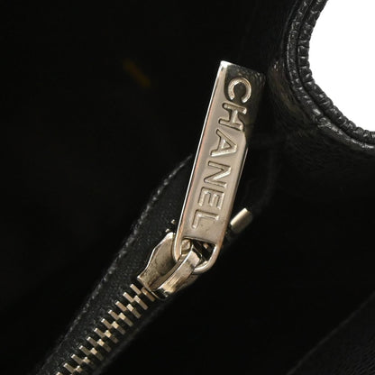 Chanel Black Caviar Grand Shopping Tote GST XL Chain Handbag