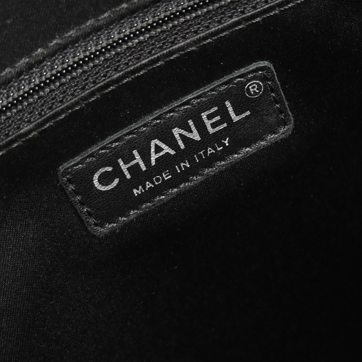 Chanel Black Caviar Grand Shopping Tote GST XL Chain Handbag