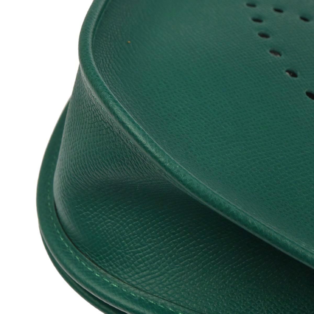 Hermes Malachite Epsom Evelyne 3 29 PM Shoulder Bag