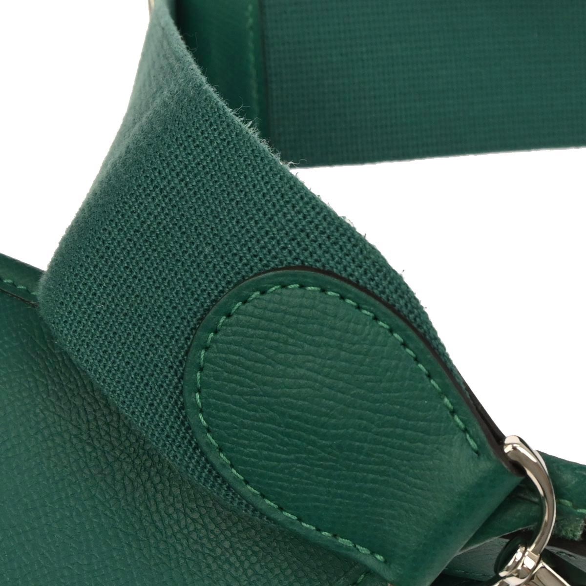 Hermes Malachite Epsom Evelyne 3 29 PM Shoulder Bag