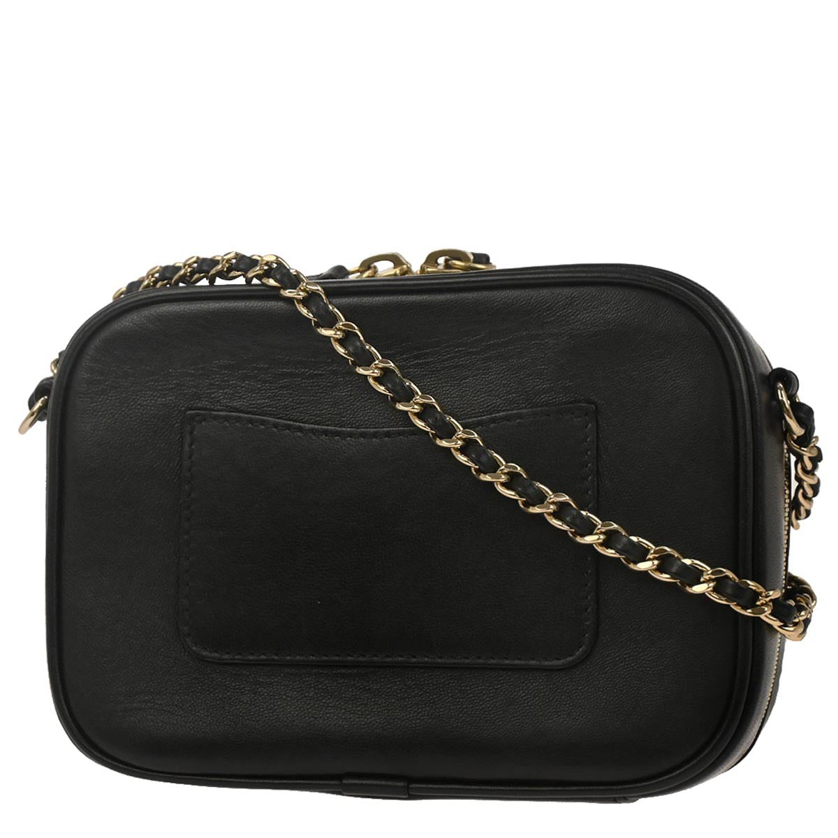Chanel Black Lambskin CC Mania Camera Bag Shoulder Bag
