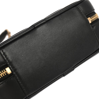 Chanel Black Lambskin CC Mania Camera Bag Shoulder Bag