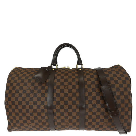 Louis Vuitton Damier Keepall Bandouliere 55 2way Shoulder Duffle Bag N41414