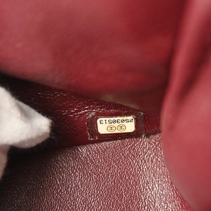 Chanel Black Caviar Skin Medium Classic Double Flap Shoulder Bag