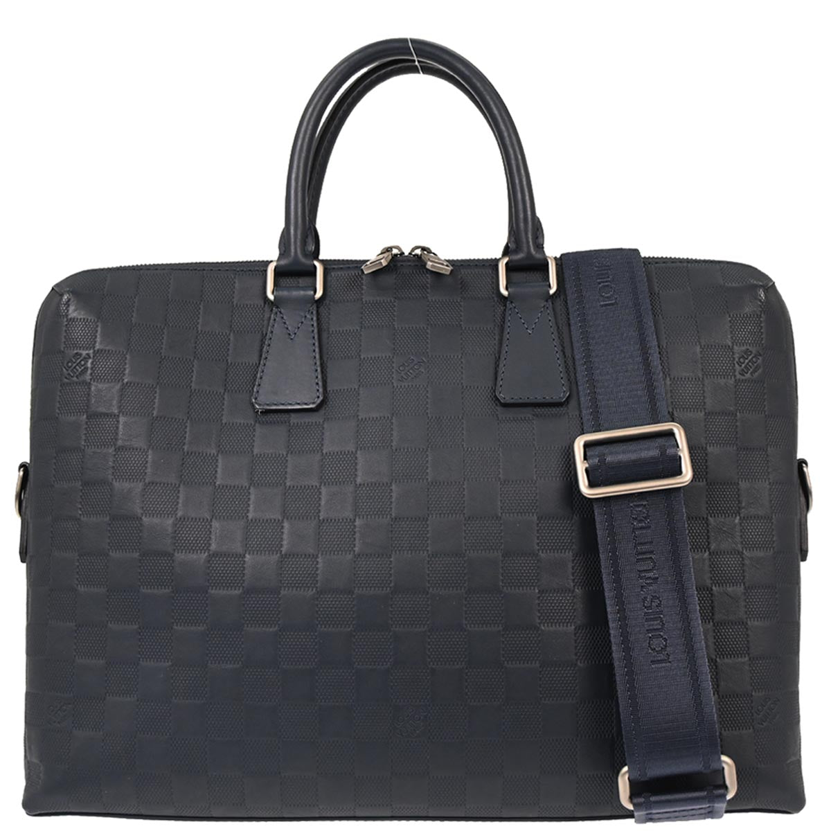 Louis Vuitton Navy Damier Infini Porte-Documents Jour 2way Shoulder Business Bag N41327