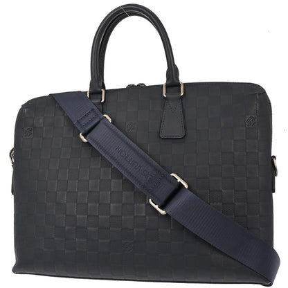 Louis Vuitton Navy Damier Infini Porte-Documents Jour 2way Shoulder Business Bag N41327