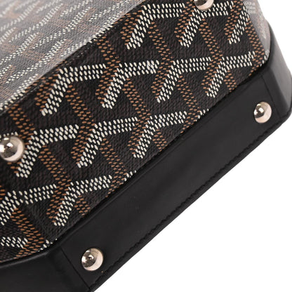 Goyard Black Alto Hatbox Trunk Bag 2way Shoulder Handbag