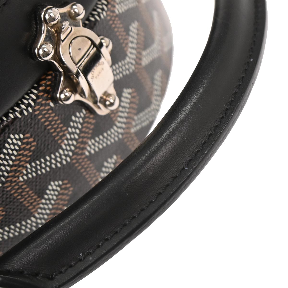 Goyard Black Alto Hatbox Trunk Bag 2way Shoulder Handbag