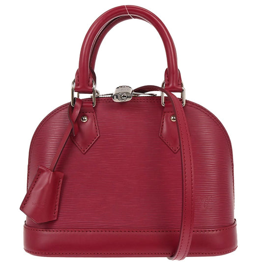 Louis Vuitton Pink Epi Alma BB 2way Shoulder Handbag M40851