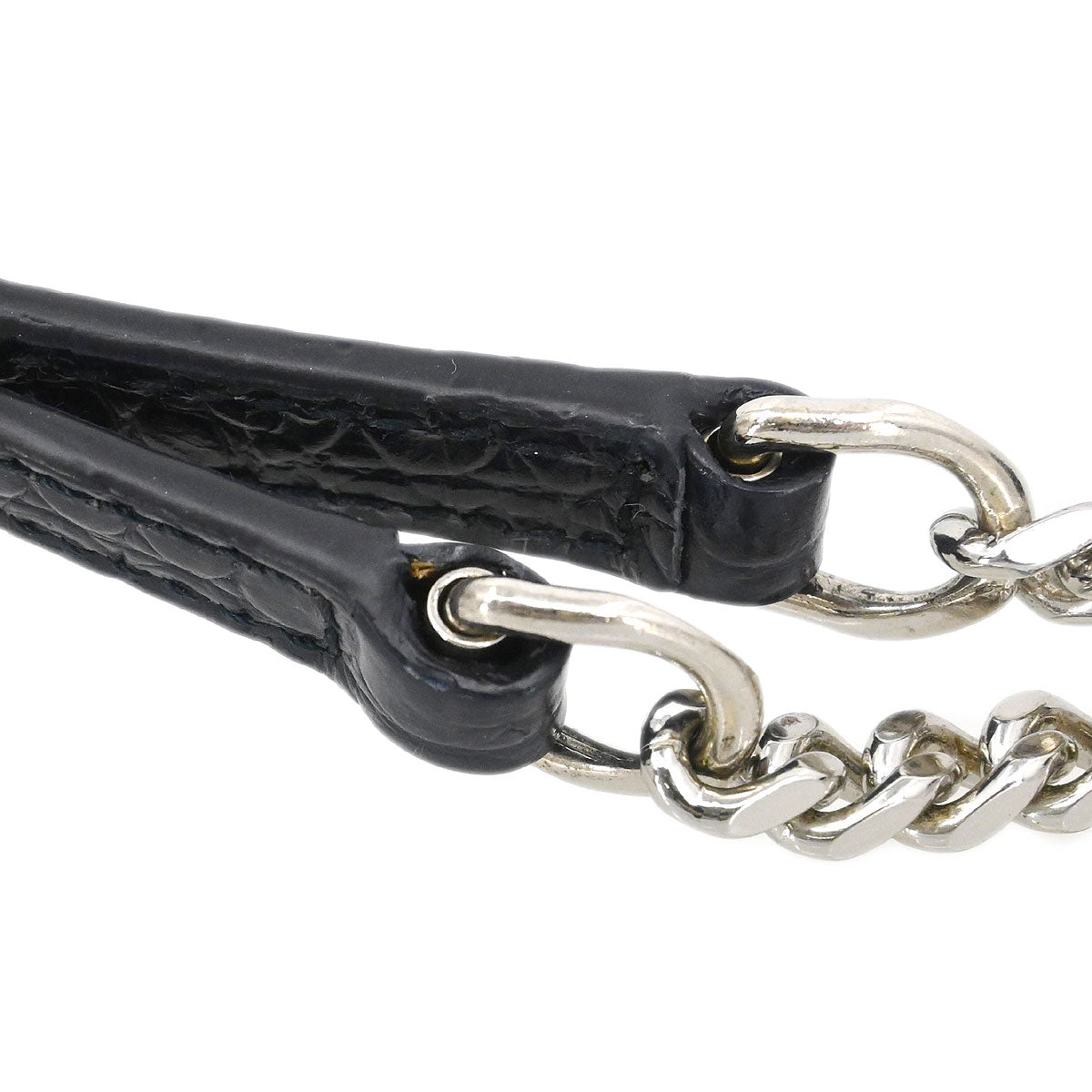 Saint Laurent * Navy Embossed Leather Sunset Handbag