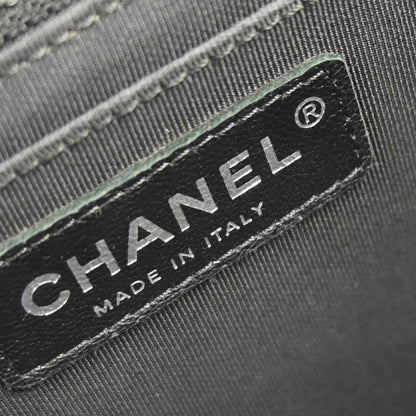 Chanel Black Caviar Skin Chevron Flap Bag Shoulder Bag