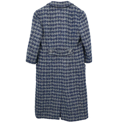 Chanel 2012 Double Breasted Coat Blue #36