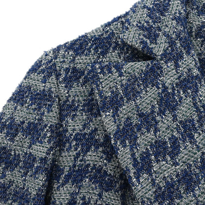 Chanel 2012 Double Breasted Coat Blue #36