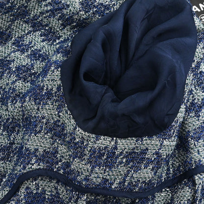 Chanel 2012 Double Breasted Coat Blue #36