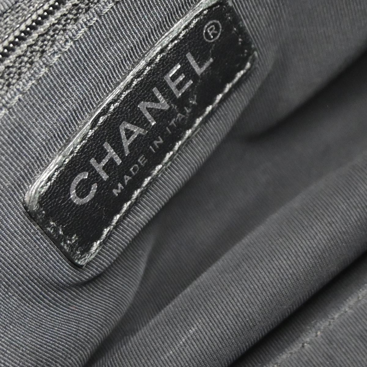 Boy Chanel Black Calfskin Double Stitch ShoulderTote Bag