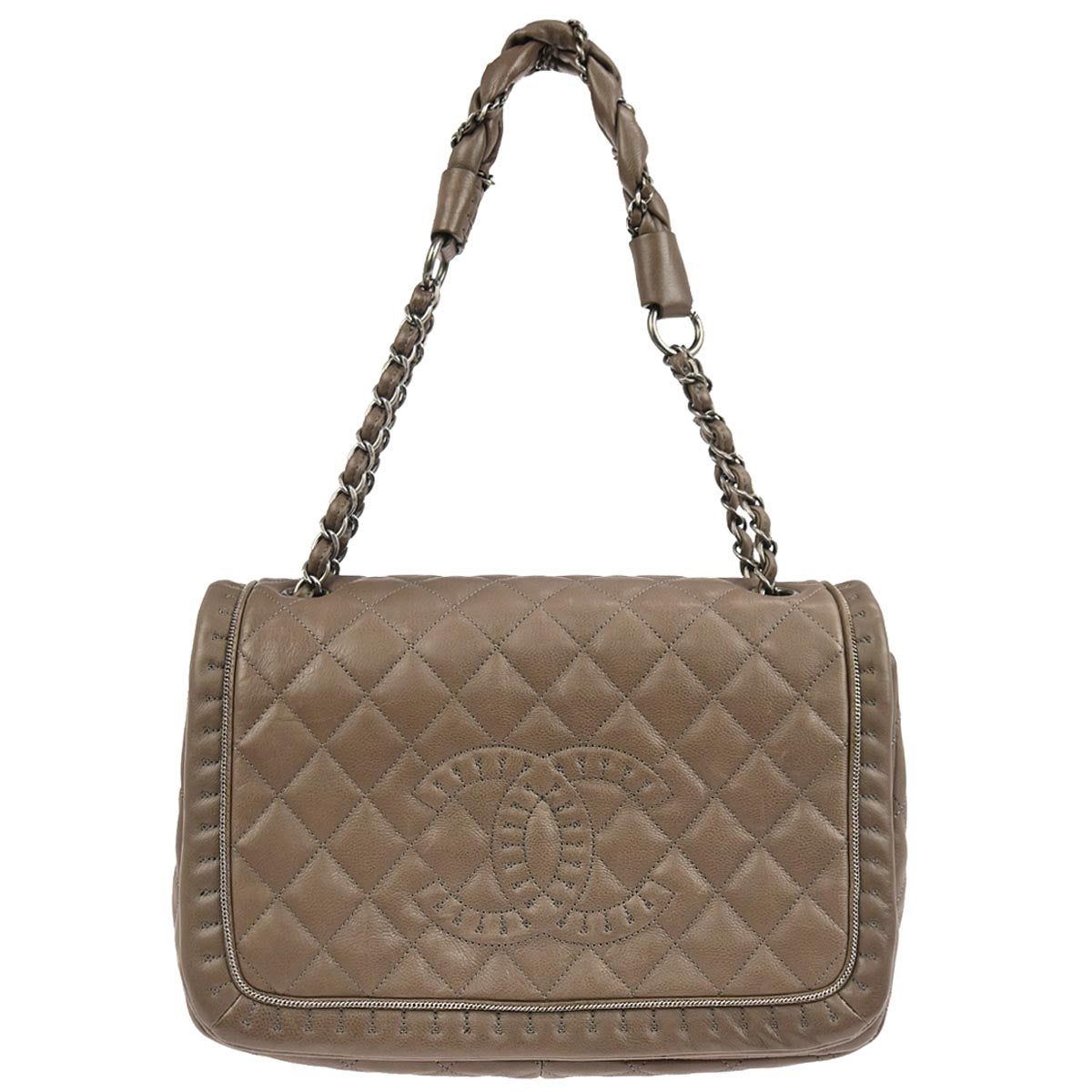 Chanel Brown Calfskin Paris-Byzance Istanbul Flap Bag Shoulder Bag