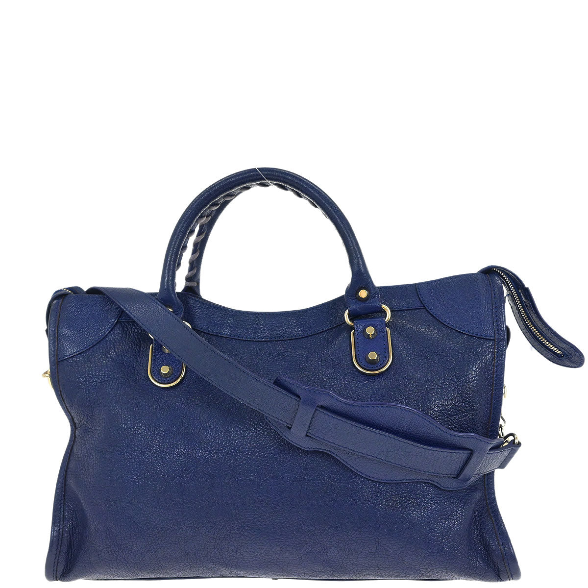 Balenciaga Blue Metallic Edge Classic City Handbag – AMORE Vintage