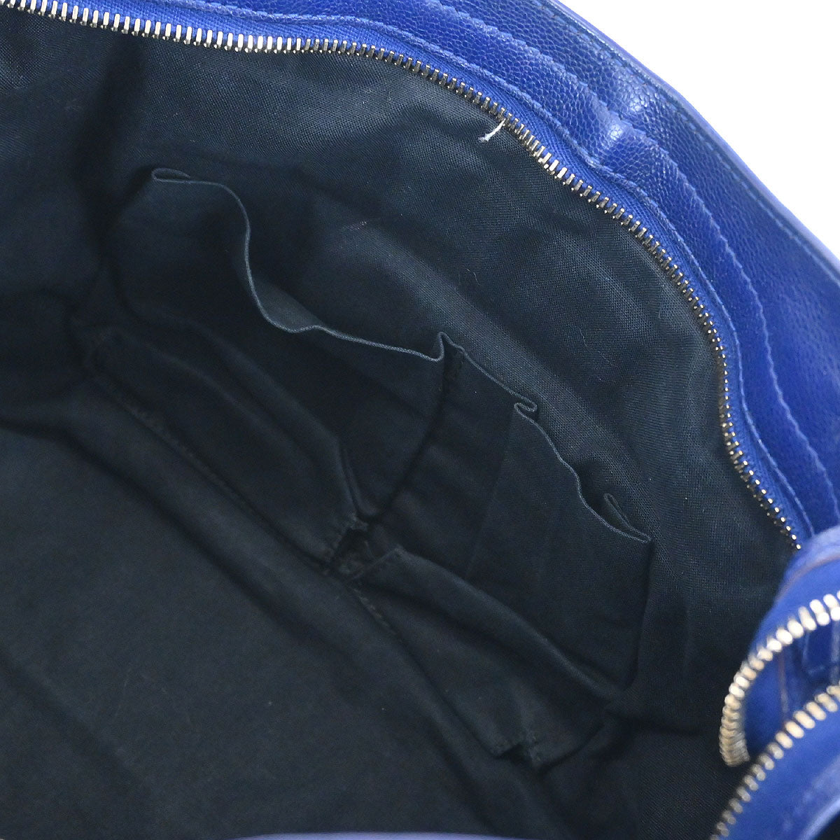 Balenciaga Blue Metallic Edge Classic City Handbag