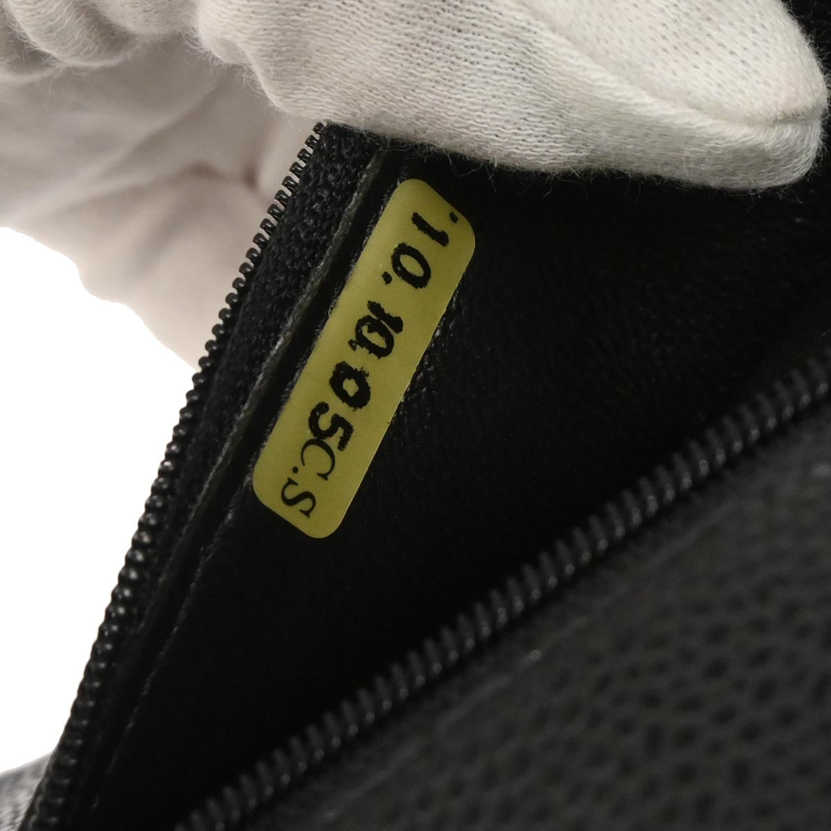 Chanel 2010-2011 Black Caviar Skin Medium Classic Double Flap Shoulder Bag