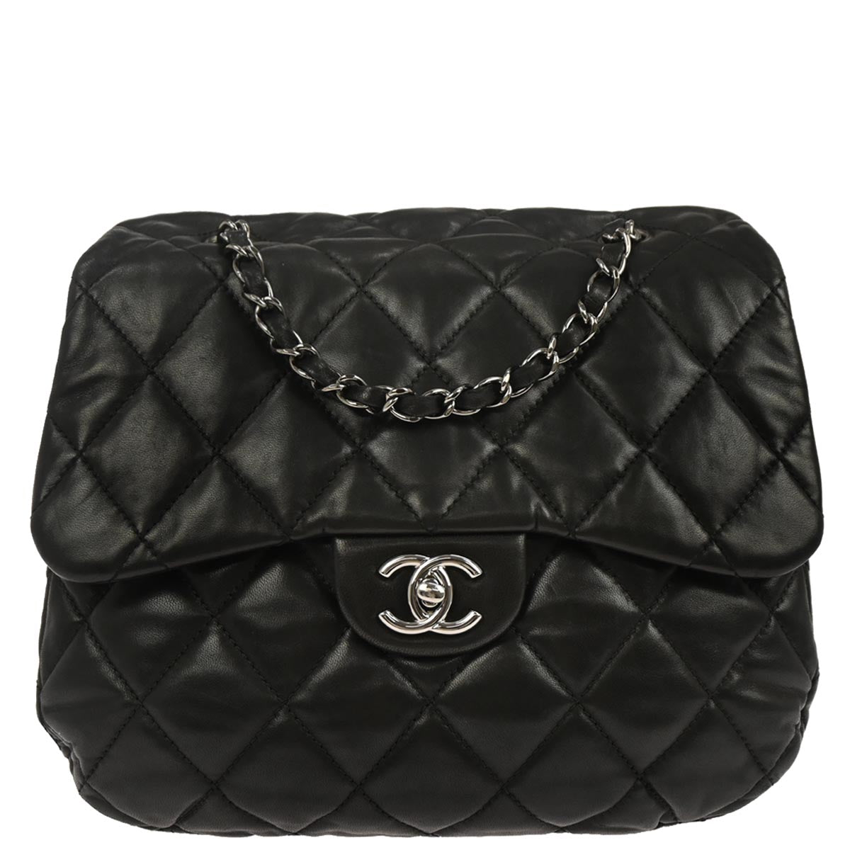 Chanel Black Lambskin Shoulder Bag