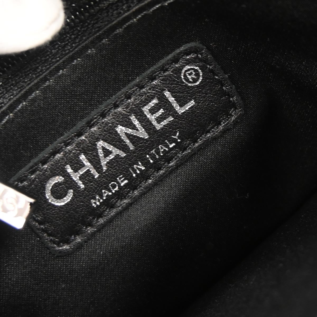 Chanel Black Lambskin Shoulder Bag