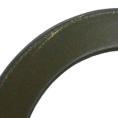 Christian Dior Khaki Lambskin Medium Lady Dior Cannage 2way Shoulder Handbag