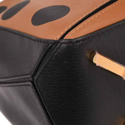 Loewe Brown Black Puzzle 2way Handbag