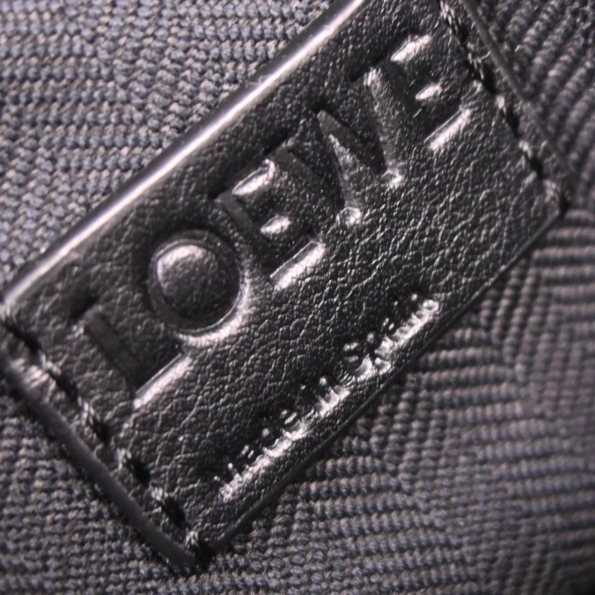 Loewe Brown Black Puzzle 2way Handbag