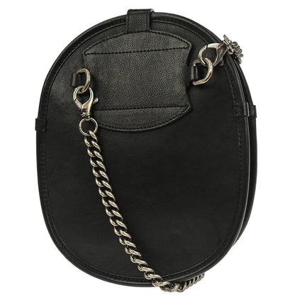 Chanel * Black Pony Hair Paris Edinburgh Saddle Bag Shoulder Bag