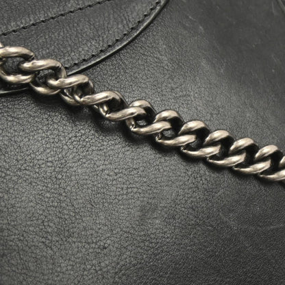 Chanel * Black Pony Hair Paris Edinburgh Saddle Bag Shoulder Bag