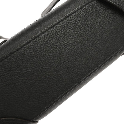 Celine Black Calf Nano Luggage 2way Shoulder Tote Bag