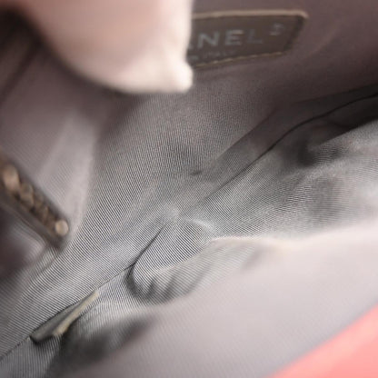 Chanel Pink Calfskin Chain Around Shoulder Bag