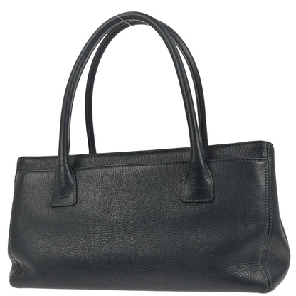 Chanel Navy Deerskin Executive Cerf Tote Bag