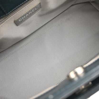 Chanel Navy Deerskin Executive Cerf Tote Bag