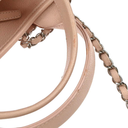 Chanel Light Pink Caviar Skin Bowling Bag