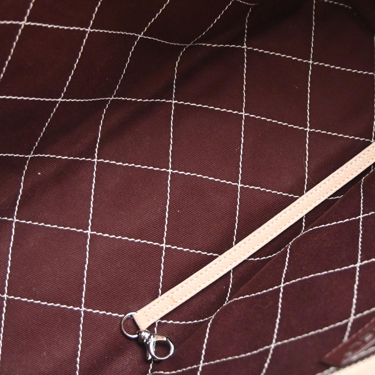 Chanel Light Pink Caviar Skin Bowling Bag