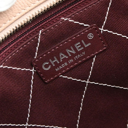 Chanel Light Pink Caviar Skin Bowling Bag