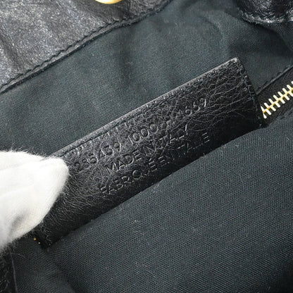 Balenciaga Black Giant Pompon Handbag