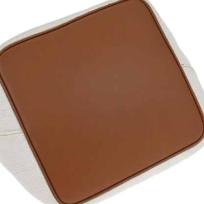 Loewe White Brown Balloon Bag Handbag