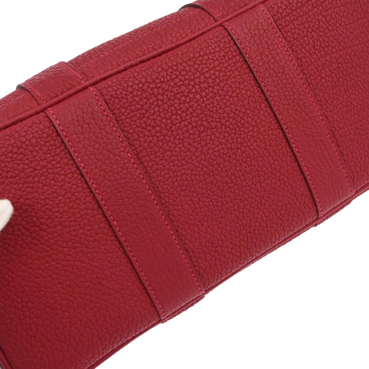 Hermes Rouge Grenade Negonda Garden Party 30 TPM Tote Handbag